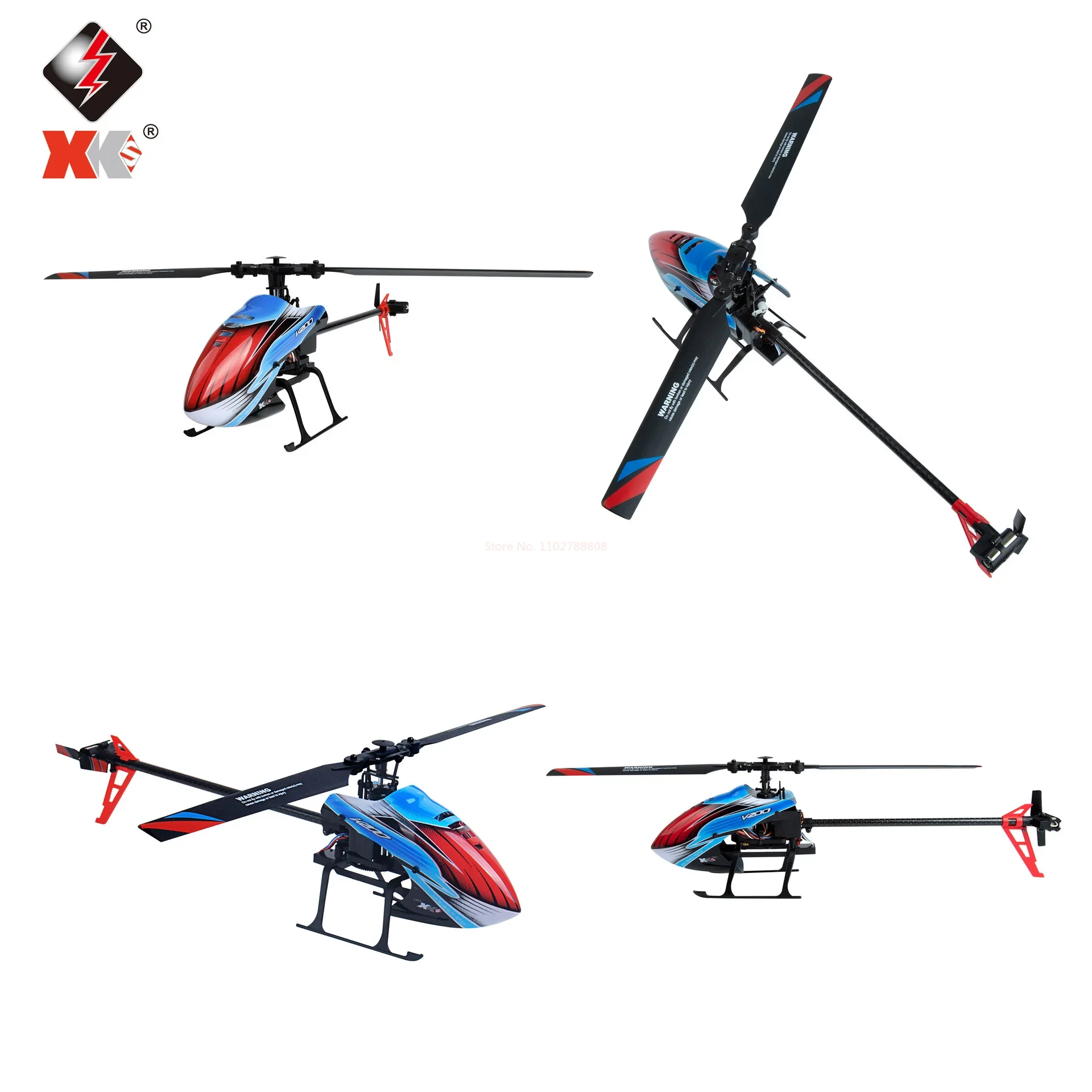 Wltoys K200 helikopter RC 2.4G jednośmigłowy sześcioosiowy żyroskop unosi się w powietrzu alert o niskiej mocy