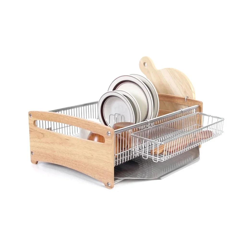 Nordic Simple Ins Log 304 Stainless Steel Dish Rack Draining Dish Rack Kitchen Storage Rack