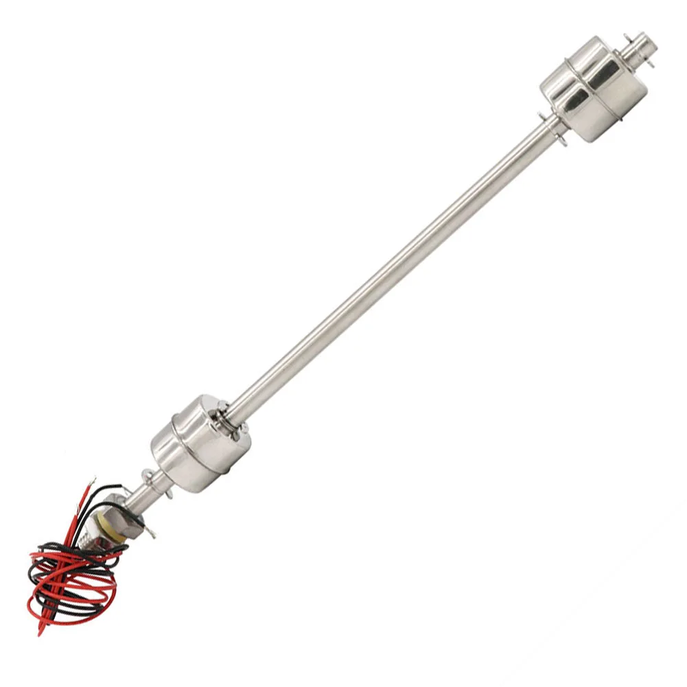 1pc Sensore di livello dell'acqua Interruttore a galleggiante a doppia sfera in acciaio inossidabile Serbatoio Piscina Apparecchiature elettriche e accessori per forniture