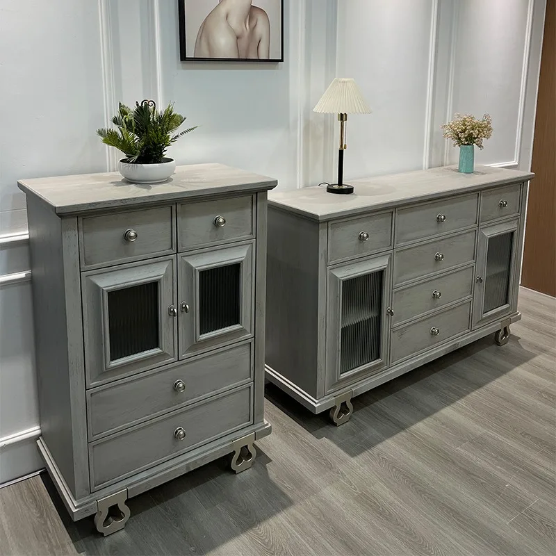 Floor cabinet, six chest cabinets, eight bucket cabinets, household living room storage cabinets, and wall storage cabinets