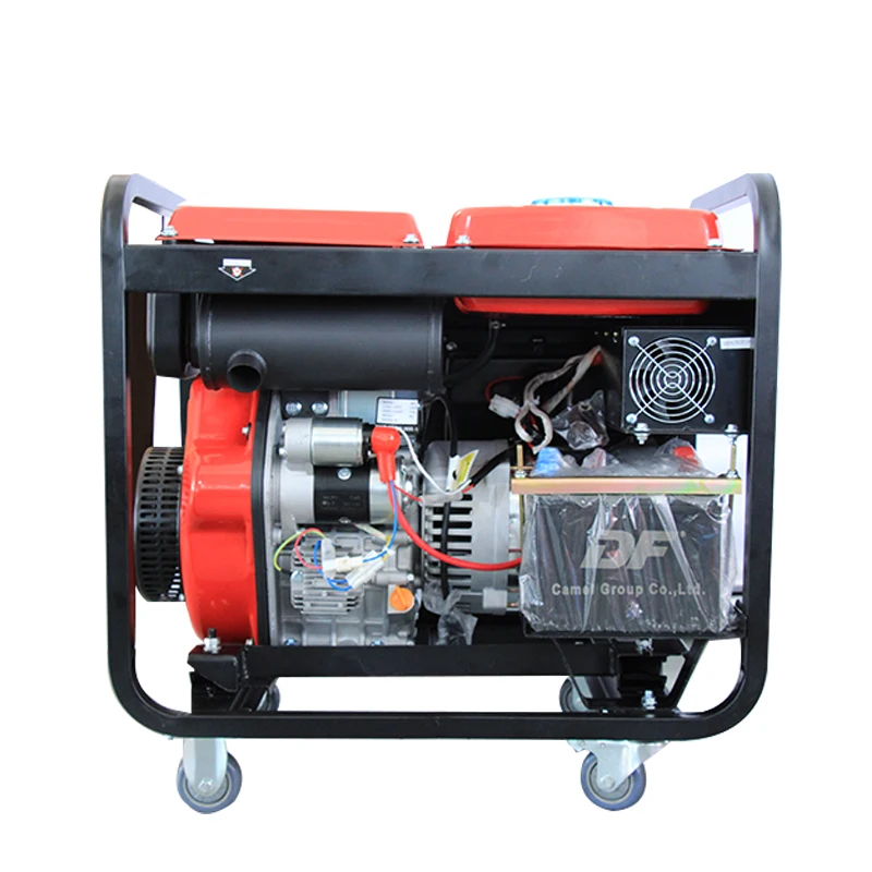 red three phase Chinese Manufacturers 4.5 kW   welding generator machine