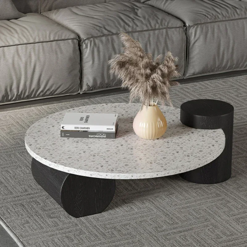 

Nordic Round Coffee Table Modern Minimalist Luxury Kitchen Coffee Table Designer Living Room Articulos Para El Hogar Home Decor