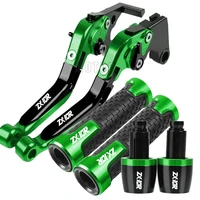 Palancas de freno de embrague para motocicleta, extremos de empuñaduras de manillar para Kawasaki ZX10R, ZX-10R, 2006, 2007, 2008, 2009, 2010, 2011, 2012, 2013, 2014, 2015
