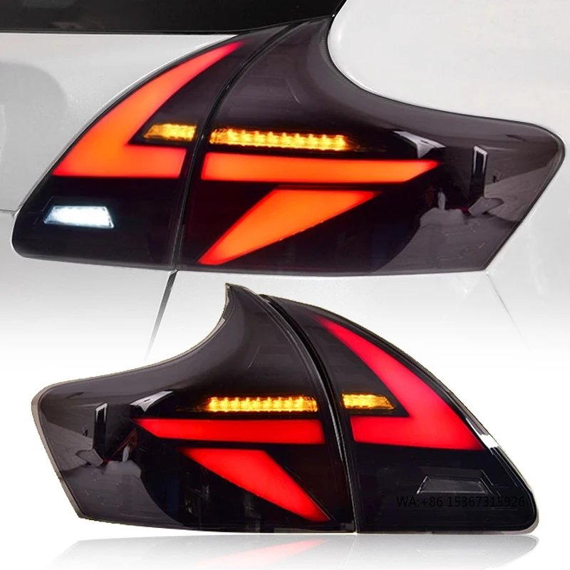 

Задний фонарь, модифицированный черный, красный светодиодный DRL, внешний внутренний задний стоп-сигнал заднего хода