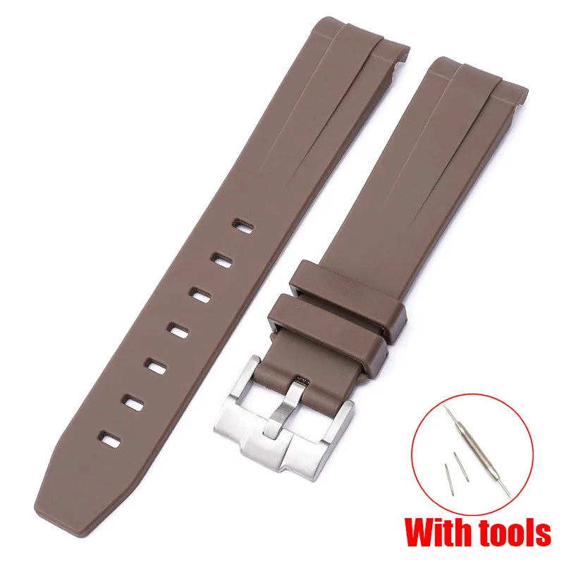Curved Interface Rubber Strap Suitable for Omega X S-watch Joint MoonSwatch 20mm Men Women Waterproof Sports Watch Bracelet image 4