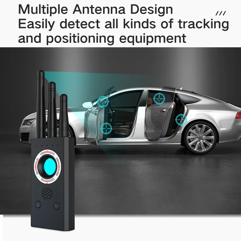 T16 Anti-Theft Terminator Searching GPS Positioning Monitoring Tracking Eavesdropping Camera Detector Laser Scanning Light Alarm