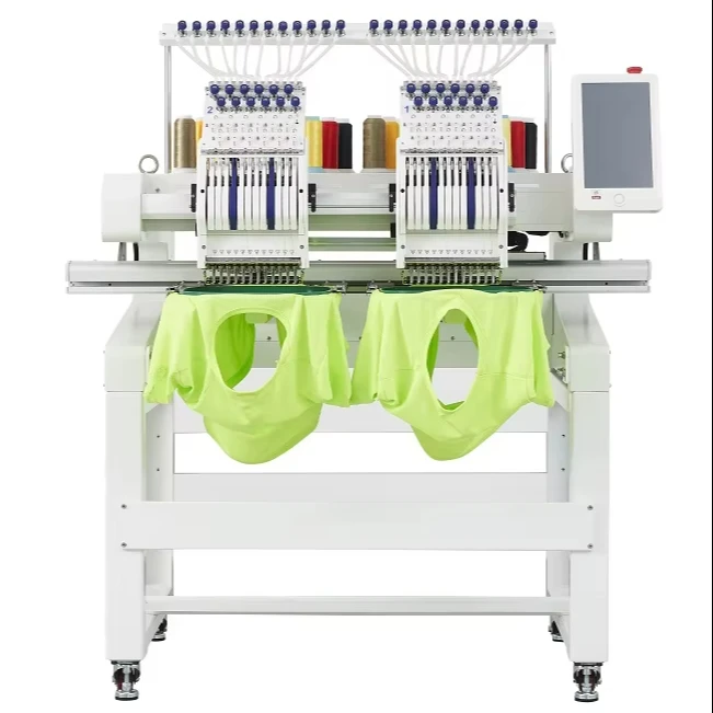 イエシ多機能カスタマイズカラー＆ロゴ16言語対応1200rpm二頭コンピュータ刺繍機