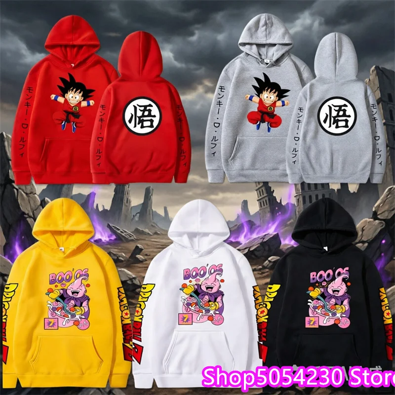 Dragon Ball Saiyan Kapuzenpullover Maskottchen-Kostüm Vegeta 2D-Druck Anime Streetwear Locker Sitzend Unisex Frühlings-Mode-Oberteil
