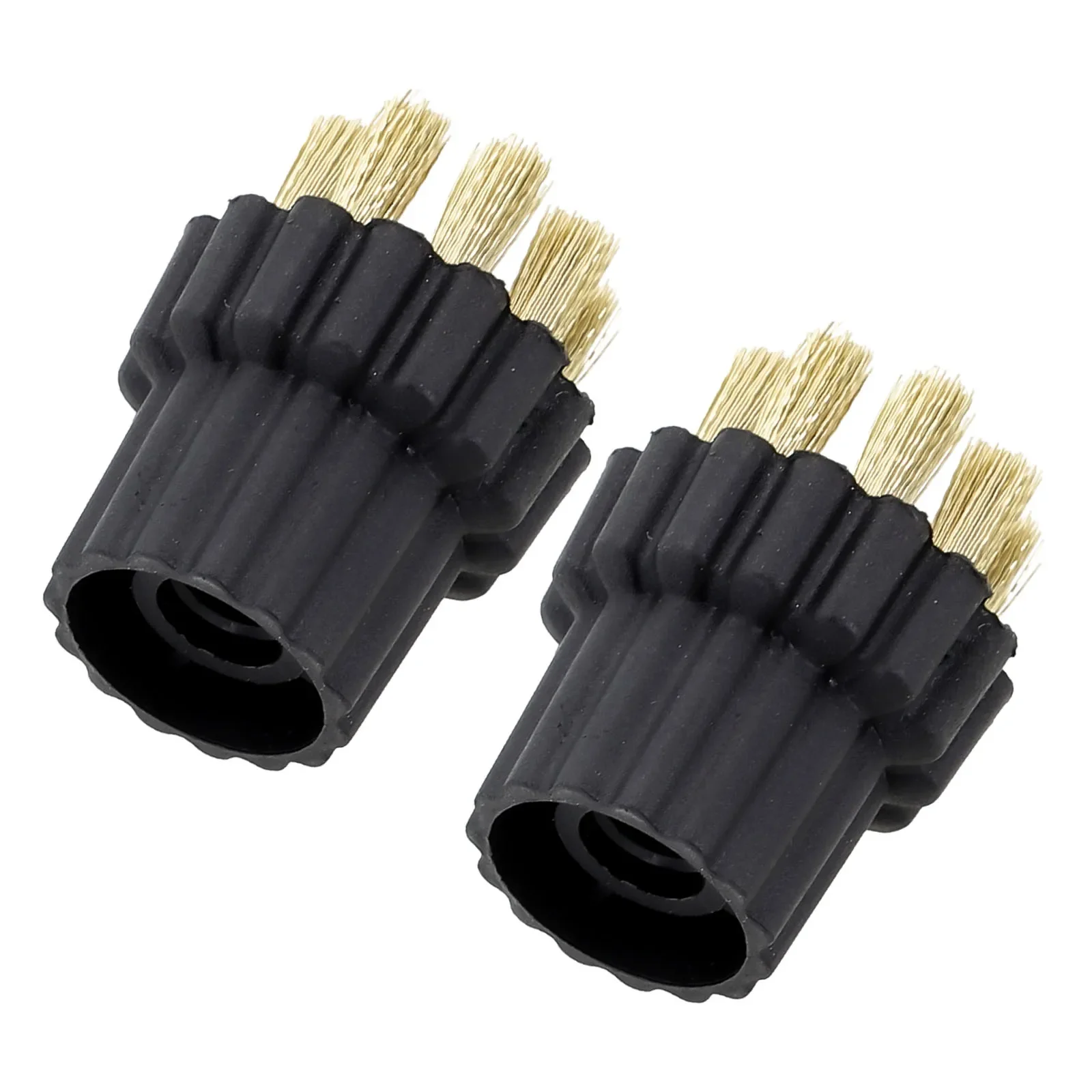 

2pcs Steam Cleaner Brass Brush Head Fits For Steam Mop Vacuum Cleaner Replacement Spare Parts