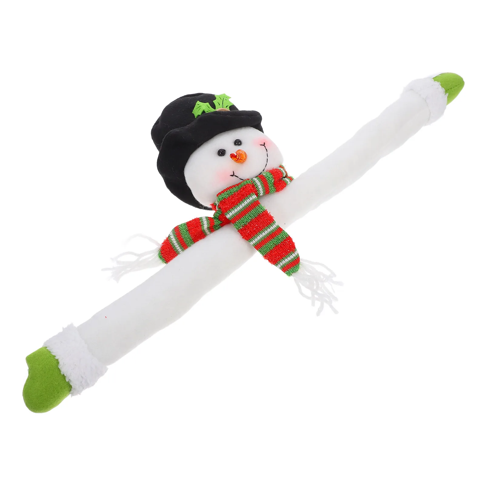 

Christmas Snowman Curtain Buckle Decorations Cloth Material Bright Colors Festive Decor