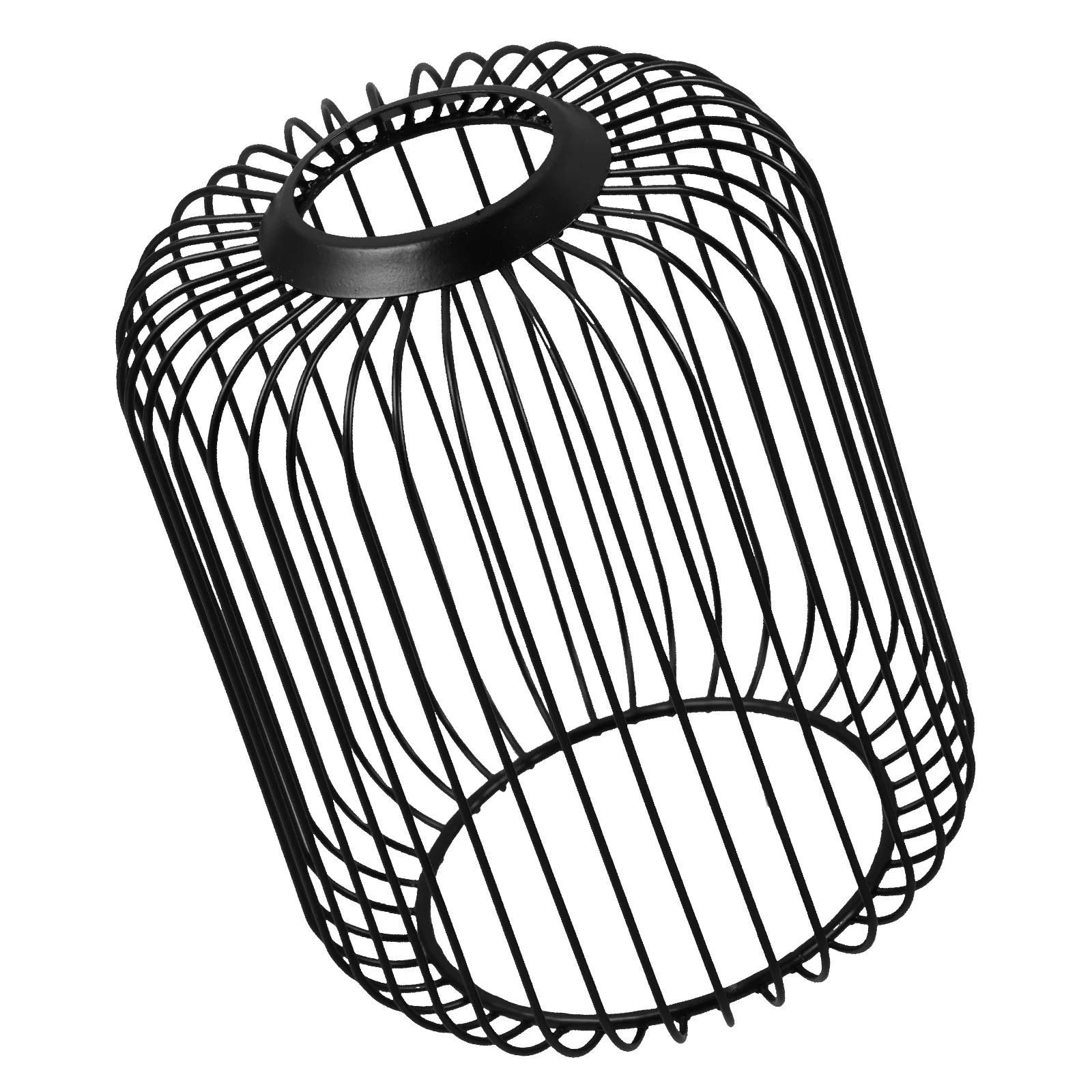 

Retro Iron Lampshade Black Metal Pendant Cover Ceiling Light Shades Replacement for Hotel Restaurant Decorative Warm