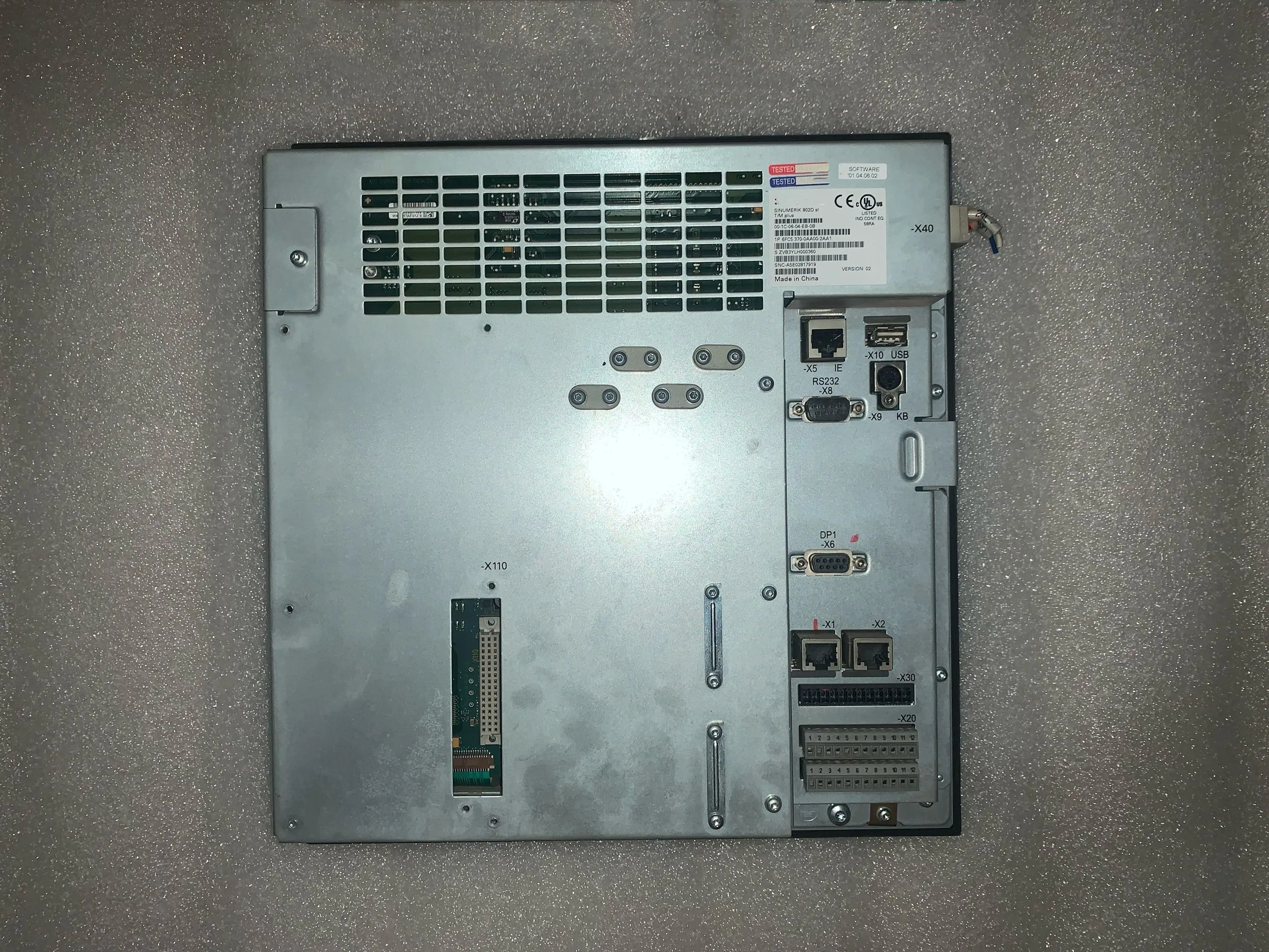 6FC5370-0AA00-2AA1 SINUMERIK 802D sl version T/M plus CNC operator panel complete with NC, PLC, HMI part  6FC5370 0AA00 2AA1