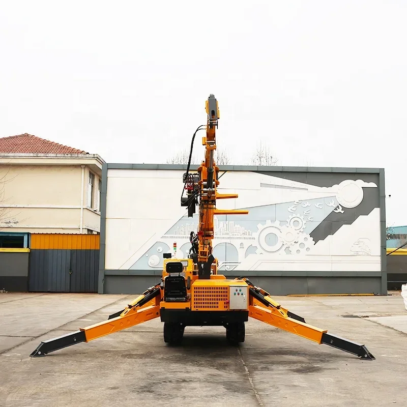 2025 NEW Outdoor All Terrains Crawler Lifting Crane 5 Ton Spider Crane Price