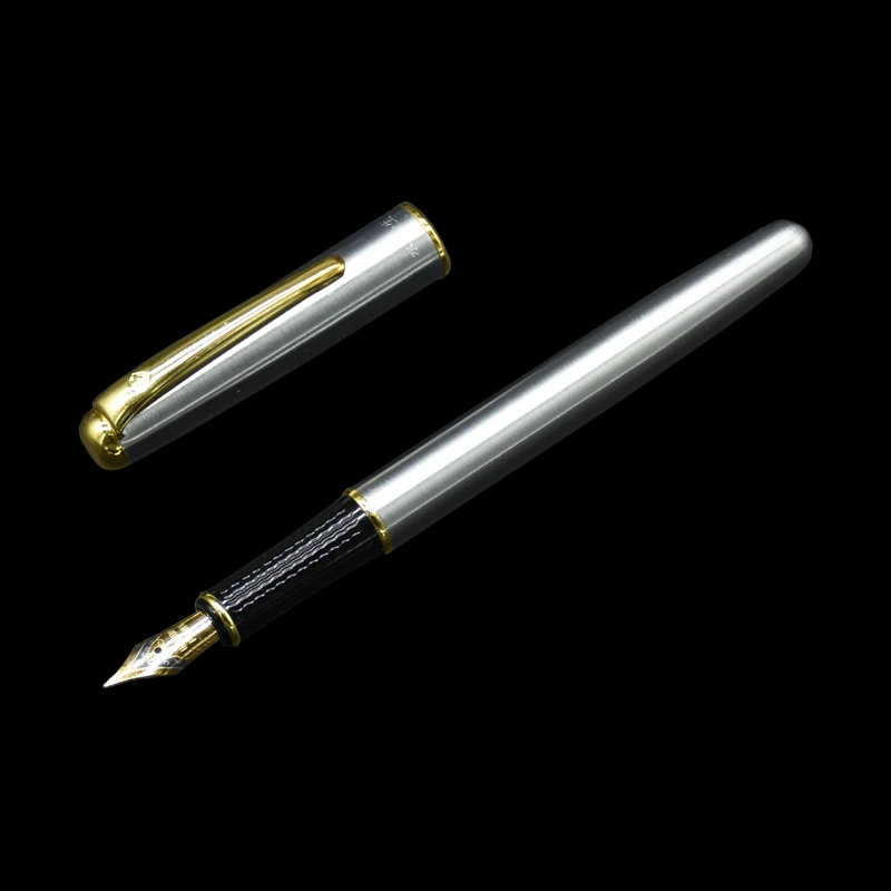 lassical Stainless Steel Fountain Pen Converter Calligraphy Pens for Writing Drawing Journal Business Gift Pens