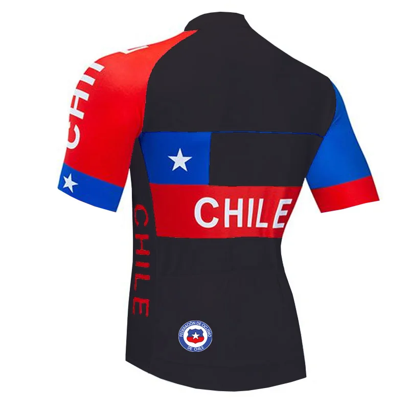 Cycling Chile Jersey Summer Bicycle Racing Sports Wear MTB Quick Dry Breathable Shirt Maillot Mens Cyclist Top Tight Clothing