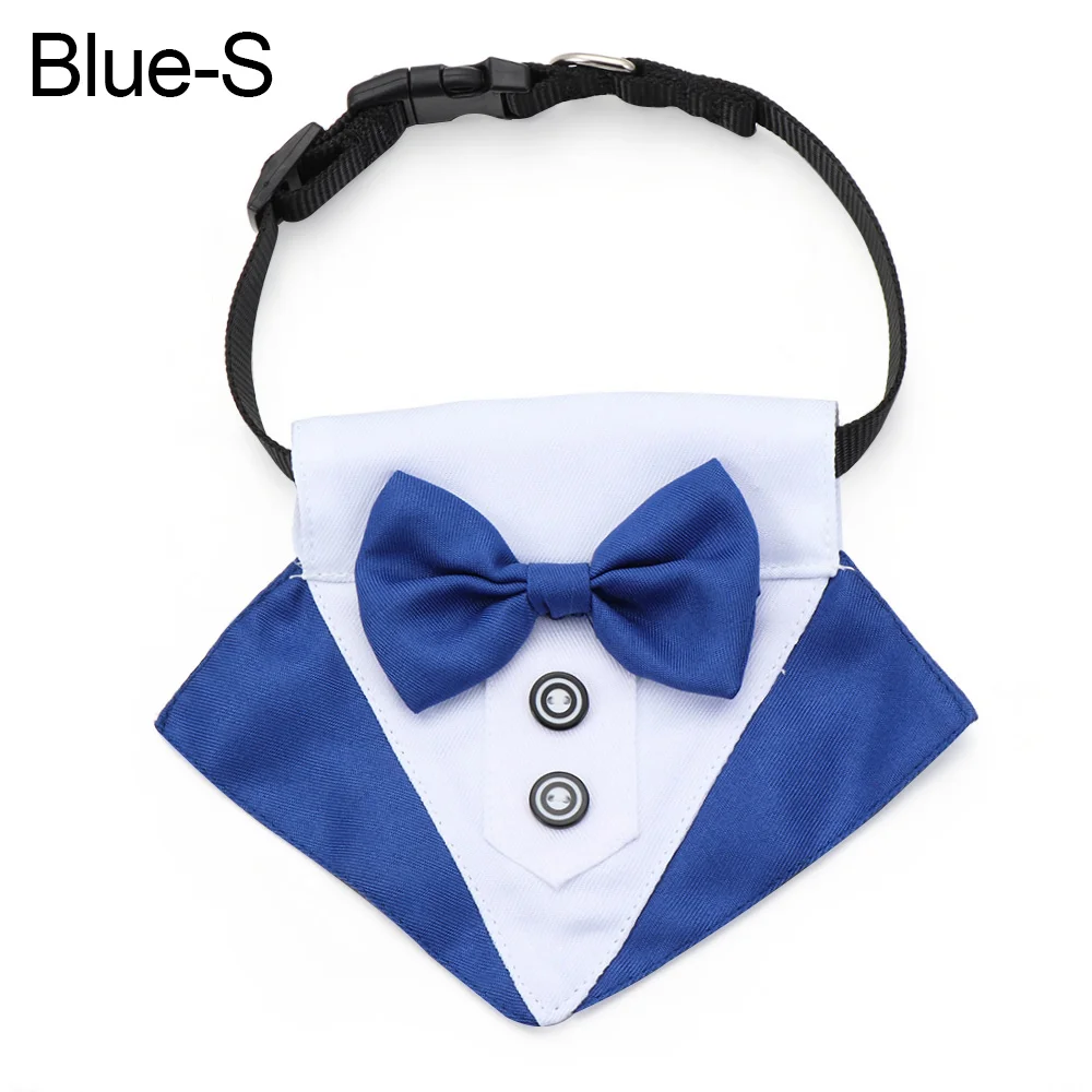 

Fashion Lovely Cute Dog Cat Grooming White Collar Pet Accessories Dog Necktie Tuxedo Bow Ties Formal Tie Dog Suit