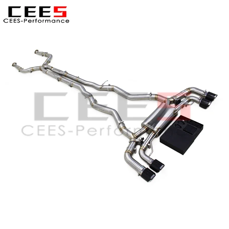 

cees BMW M5 G90 Upgrade 4.4T (2025+) Stainless Steel Catback Exhaust Muffler Pipe with Electronic Valve Control System