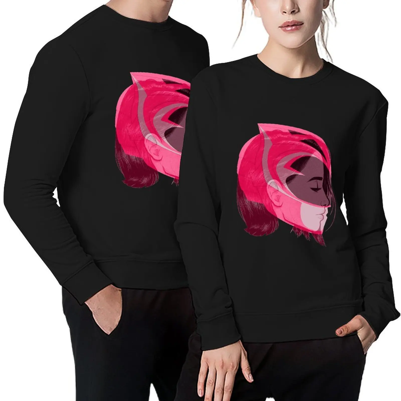 

Pink Ranger Helmet Pullover men's clothes tracksuit fashion men men's sweat-shirt set men's sweatshirt