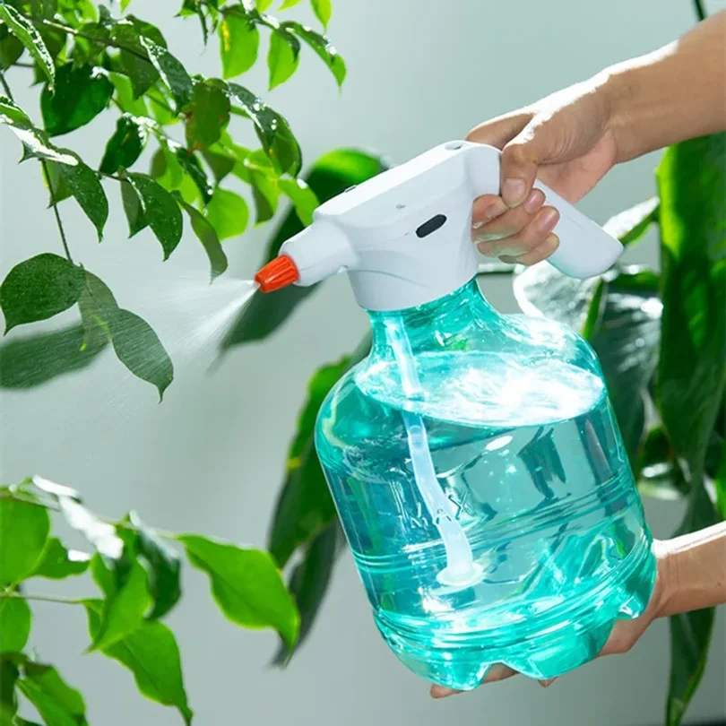 Electric Watering Kettle 3L Two Spray Modes/C-Interface Charging Adjustable Sprinkler Cleaning Disinfecting Sprayer Gardening