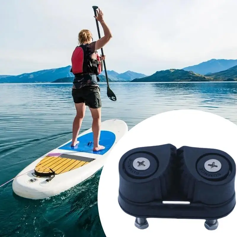 

Rope Cam Cleat Nylon Portable Kayak Cam Cleats Lightweight Boat Accessories Black Boat Cam Cleats For Sail Boats Pilates