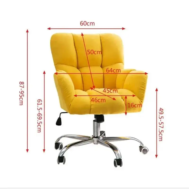 Juego de ordenador, muebles modernos, sillas elevadoras de oficina, silla cómoda creativa para el hogar, sillón giratorio trasero, silla nórdica A