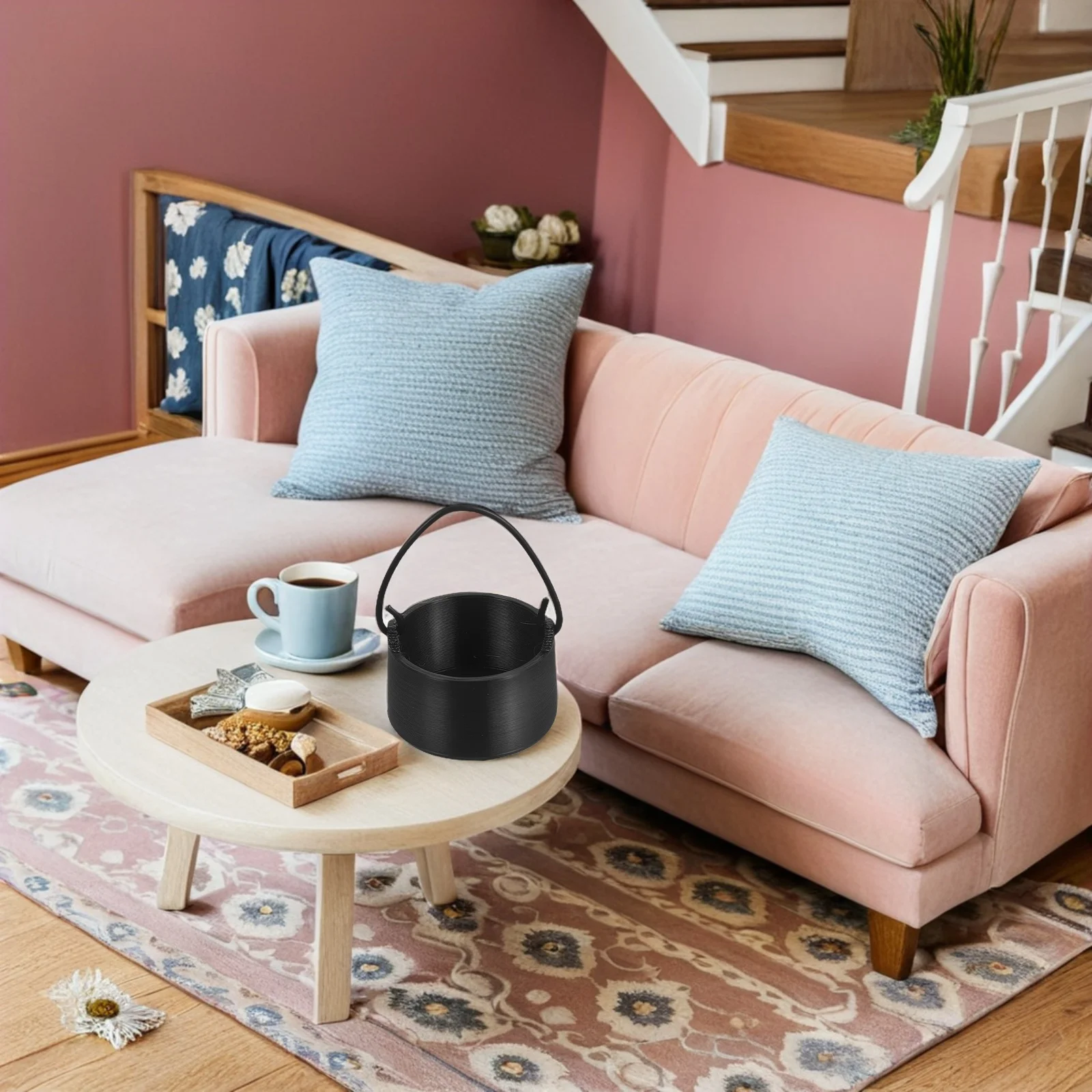 

20Pcs Mini Plastic Black Cauldrons Halloween Party Favor Candy Holder Small Witch Bucket Camping Mini Plastic Cauldrons