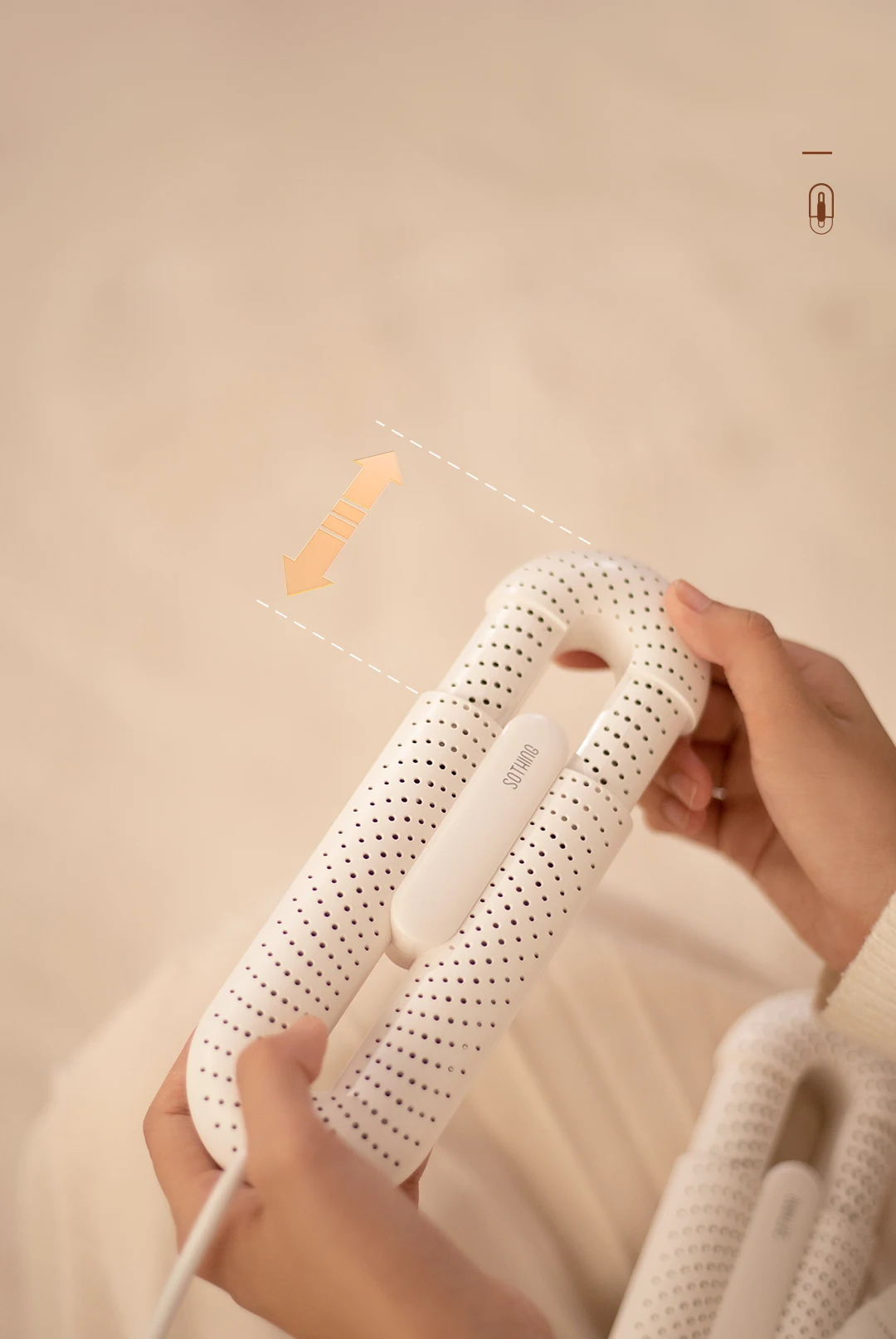 Xiaomi-secador de zapatos estirable sothing loop, calentador inteligente portátil, desodorización de ozono, temporizador retráctil multifunción