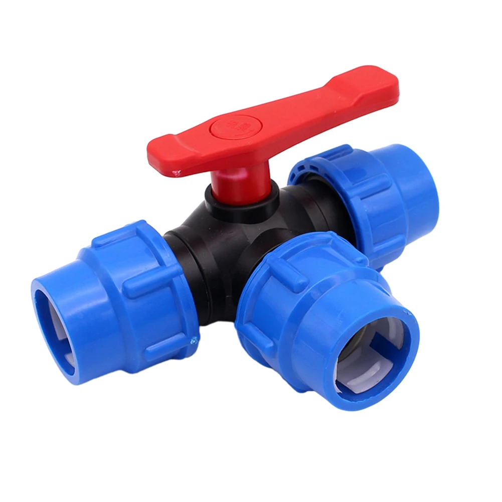 

Brand New Exquisite High Quality Practical Ball Valve Accessories Black+Blue PE PE Pipe Plastic Valve Ball Valve Valve 1Pcs