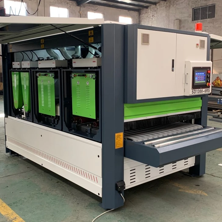 Sanding Polish Stainless Steel Sheet Metal Deburring Machine With Full Automatic