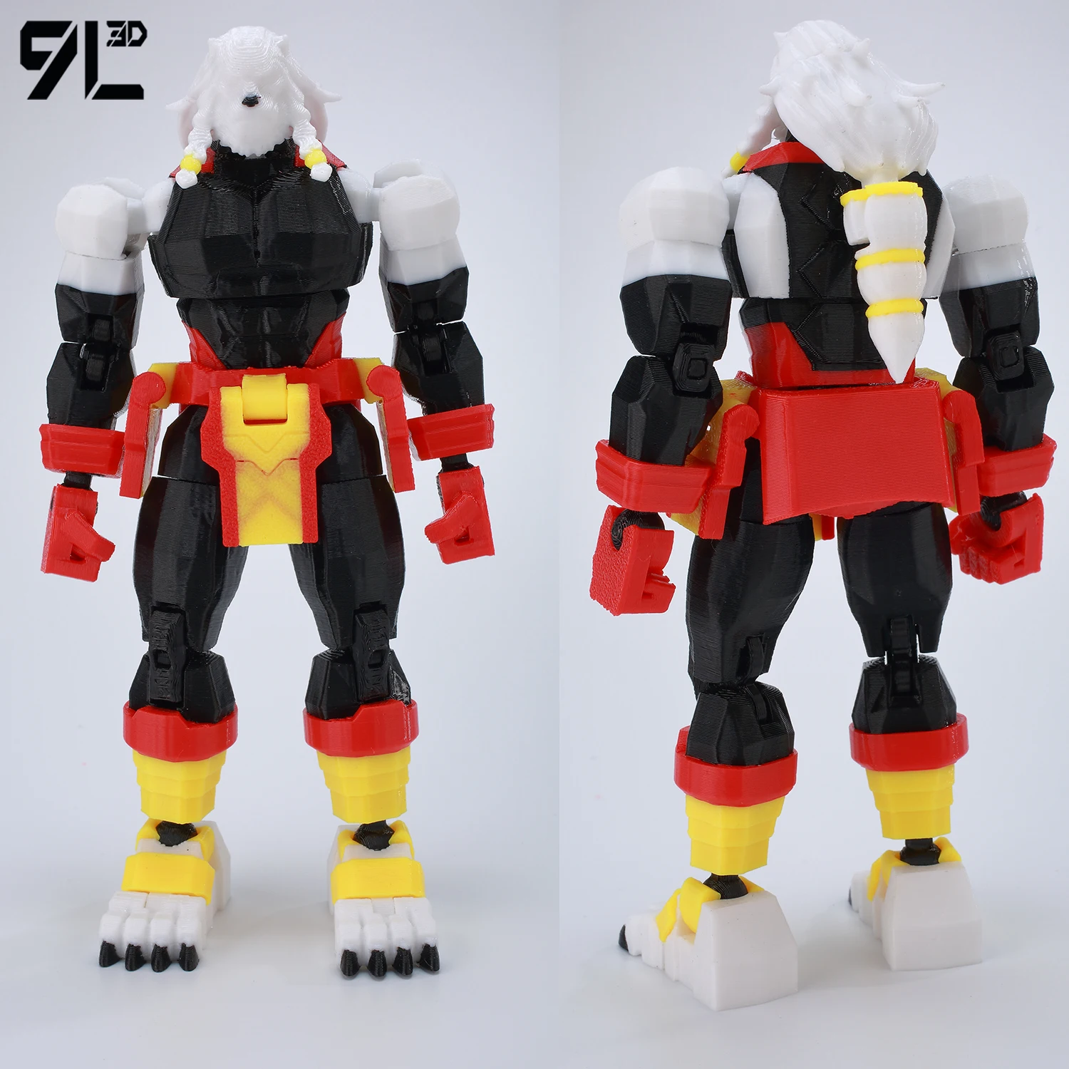 ​9L3D T13 Hero Invincible Boy Battle Roar Pose Berserk Figure LUCKY13 3D Printed Dummy13 Full Movable Collectible Toy Titan13​