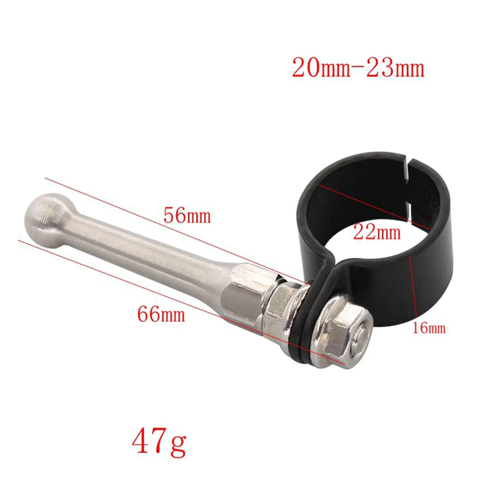 Durable Motorcycle Foot Side Stand Assistant Tool Suitable for 20-23mm Diameter,