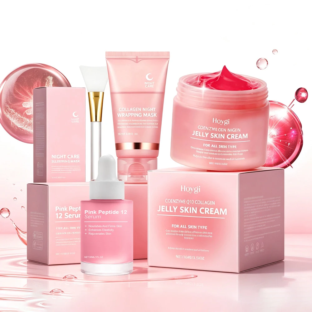 Lachs-Kollagen-Gelee-Creme Peel-Off-Maske PDRN DNA Über-Nacht-Gesichtsmaske zur Elastizitätssteigerung und Hautverfeinerung Koreanische Hautpflege