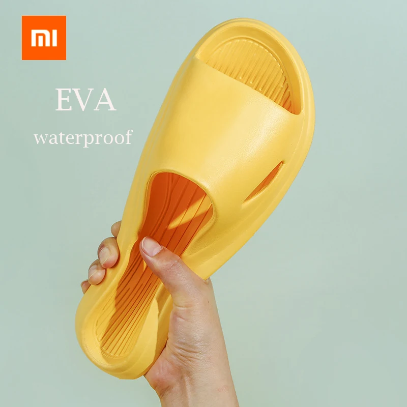 Xiaomi Thick Platform Women Bathroom Home Slippers Cloud Slippers Soft Sole EVA Indoor Slides Sandals Summer Non-slip Flip Flop