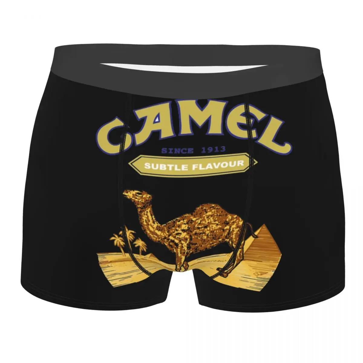 Man Camel Underwear Funny Boxer Briefs Shorts Panties Male Polyester Underpants S-XXL