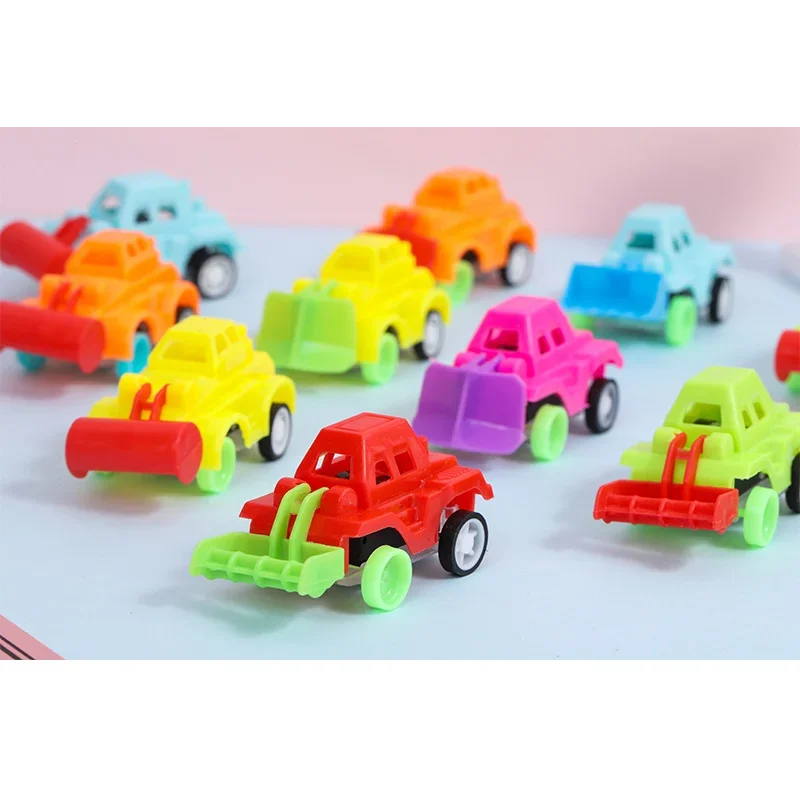 Color Mini Car Toy Small Engineering Car Excavator Bulldozer Baby Car Toy Toys for Kids 2 To 4 Years Old