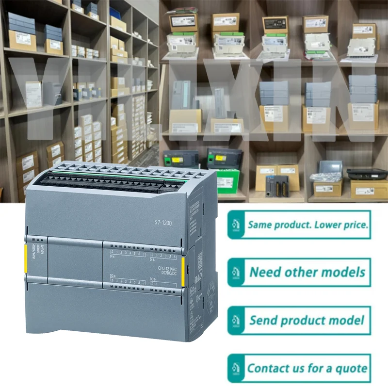 

100% Brand New Original 6ES7214-1AF40-0XB0 S7-1200F CPU 1214 FC Compact CPU