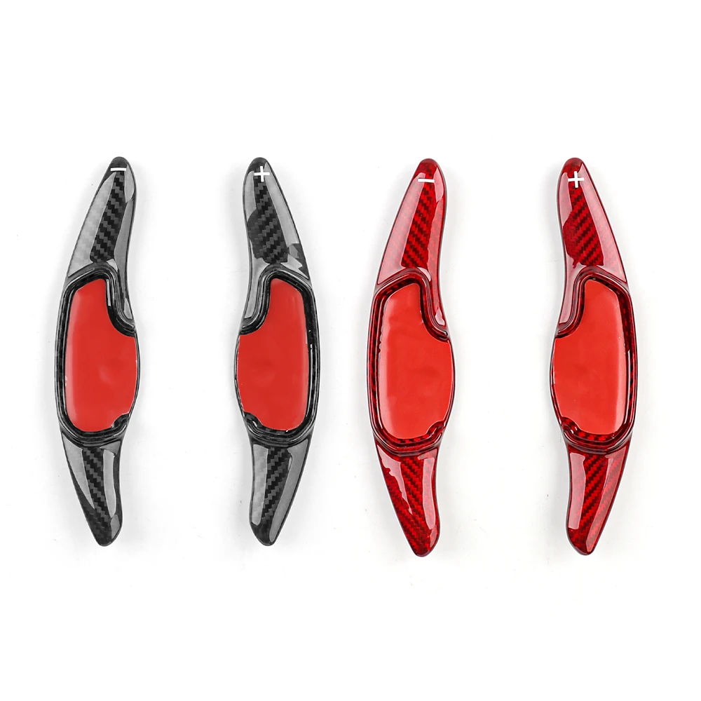 لشركة هيونداي كونا SX2 2024 2025 2026 ريال ألياف الكربون عجلة القيادة مجداف شيفتر والعتاد التحول تمديد غطاء الكسوة الملحقات