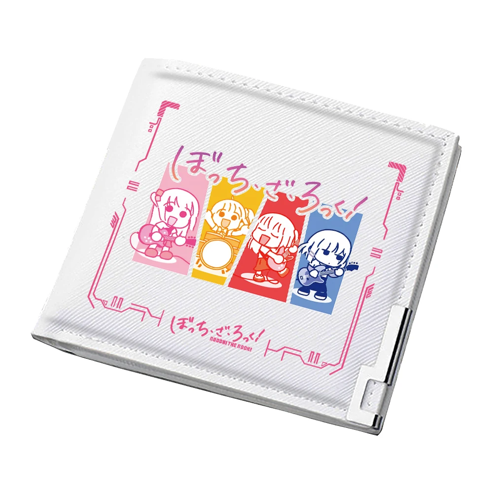 БОЧИ РОК! Kawaii маленькие короткие кошельки аниме держатель для удостоверений личности женский тонкий кошелек из искусственной кожи мультяшная сумка для денег унисекс клатч