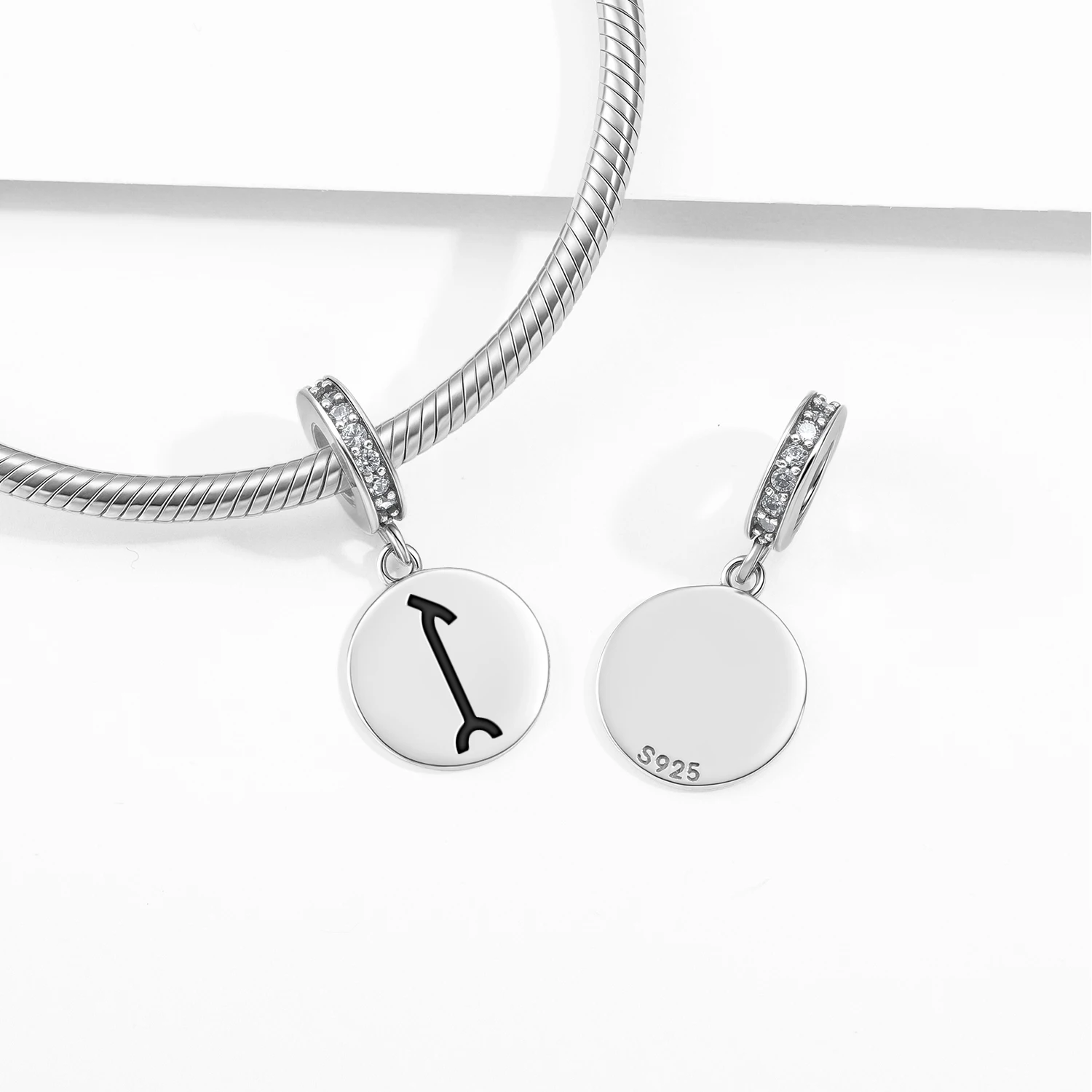 

Egyptian Was – Sceptre Pendant 925 Sterling Silver Symbol Charm Bead for Women Bracelet Necklace Jewelry Trendy