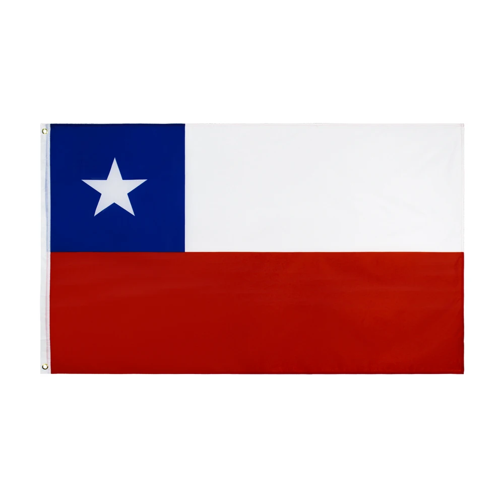 60×90 90x150 120×180CM Chile Emblem Flag Polyester Printed Banner Tapestry For Decor