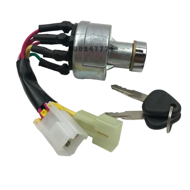 

For Vol-vo Ec55 60 210b 240 290 360 460 Start Ignition Switch, Electric Door Lock, Excavator Accessories