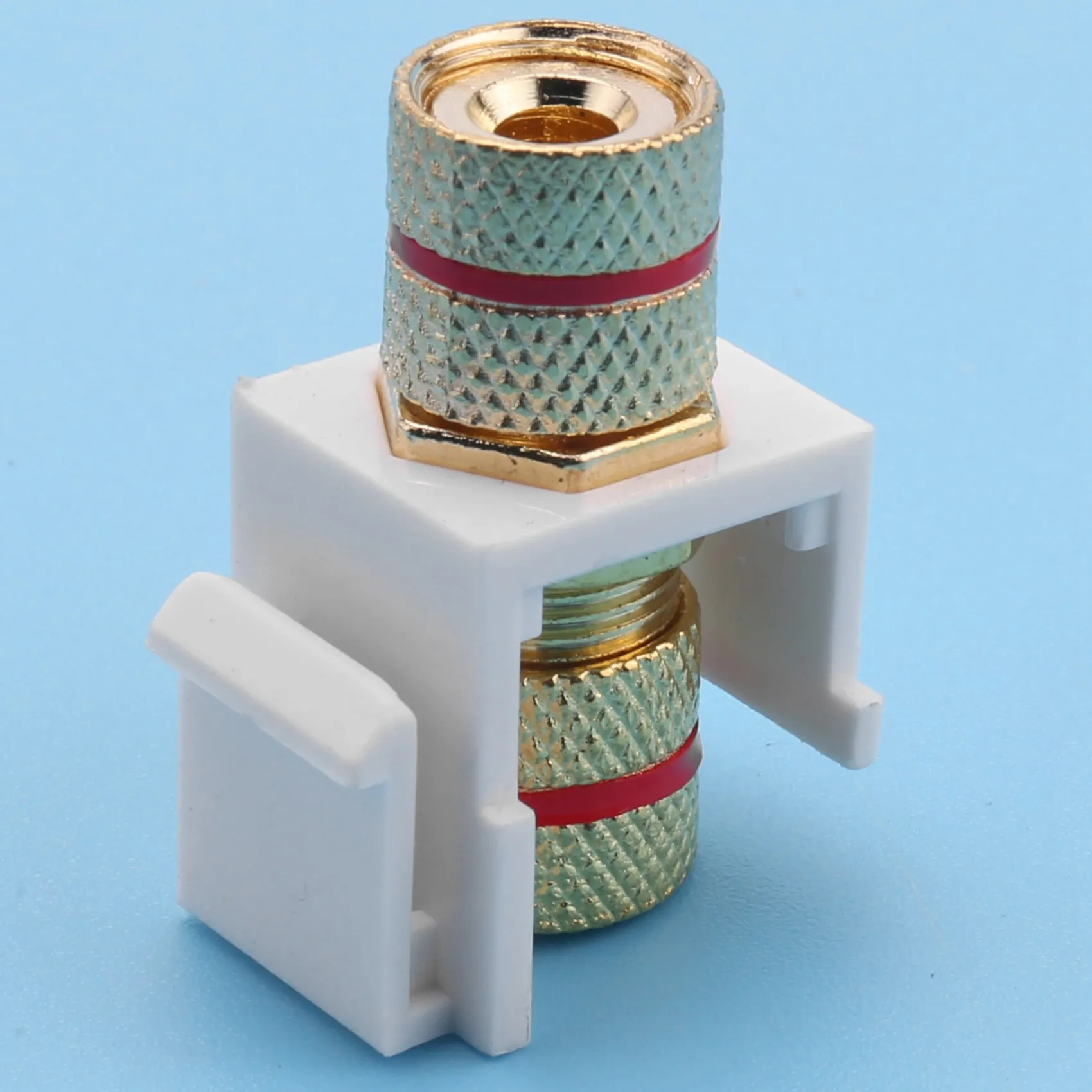 

WHQT Speaker Post Snap-in Banana Keystone Jack — белый, 10 шт.