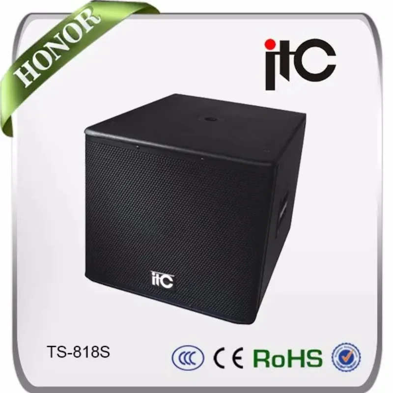 High End Professional 18 Inch Subwoofer Speaker Box With Ultra-low Frequency