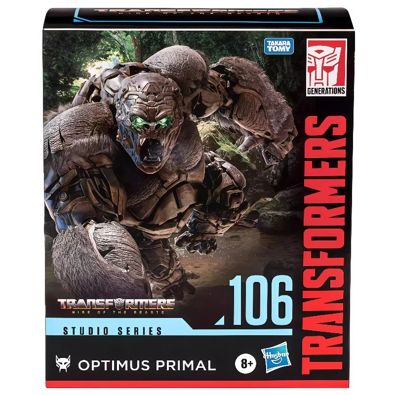 Hasbro – jouets classiques Transformers SS106, Optimus Primal Transformer, Robot, figurine d'action, modèle de collection, loisirs, jouets, cadeau, en Stock