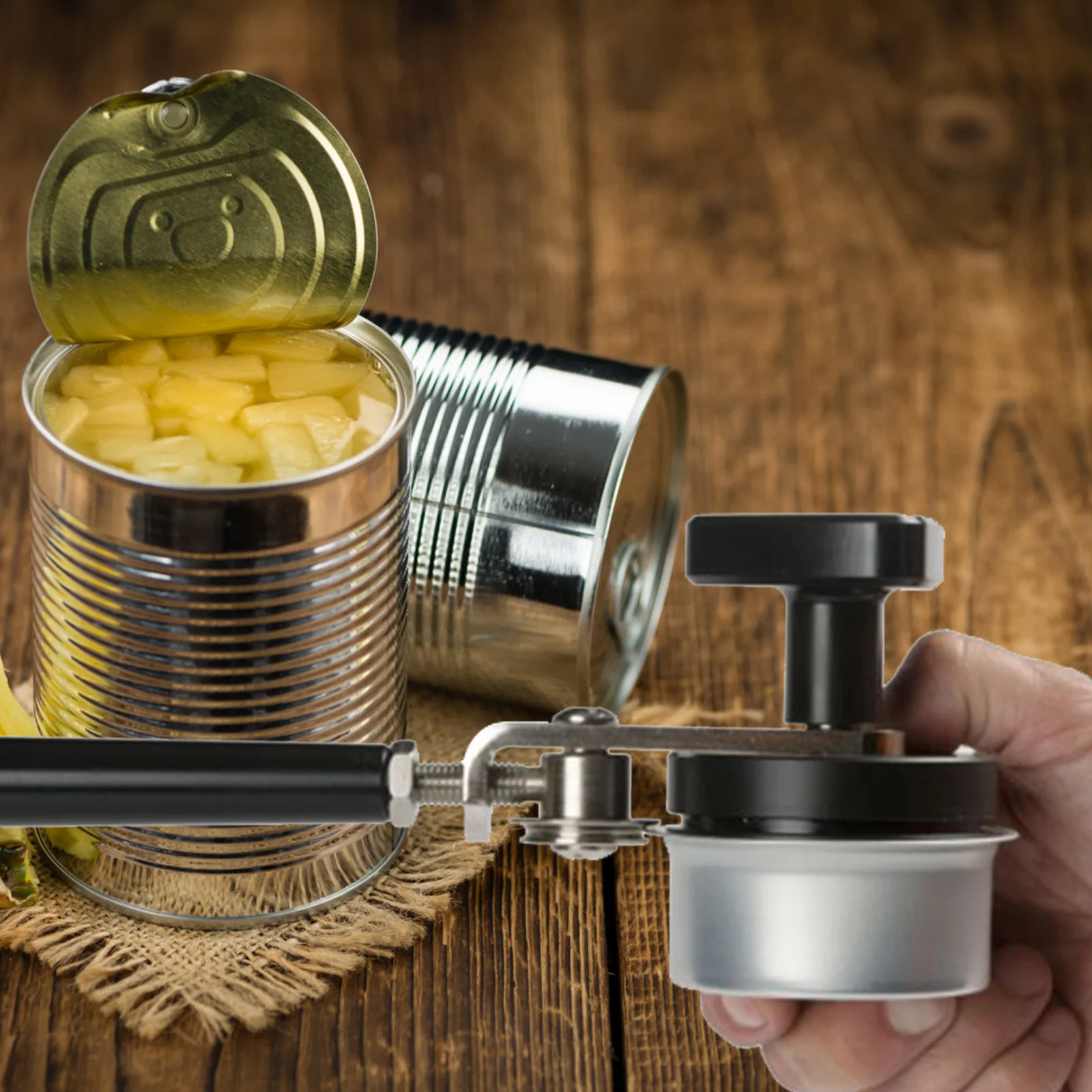 

1Pcs Sturdy Metal Can Sealer Simple Reliable Sealing Machine Home Use Gift Idea Manual Can Sealer Manual Small Gadget