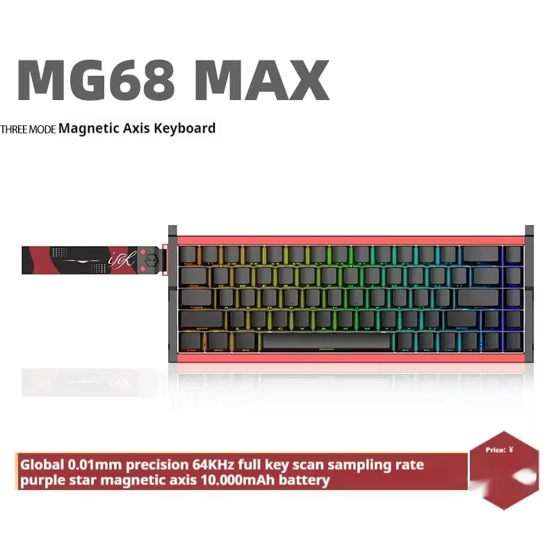 Irok MG68 プラスキーボード磁気スイッチゲーマーキーボード 8 18K