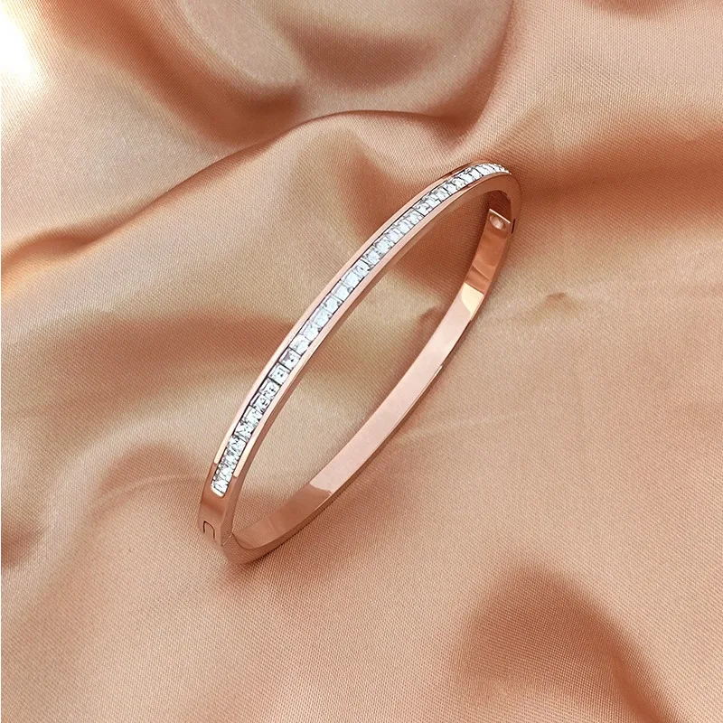 Starry Sky Anti‑Tarnish Rhinestone Bracelet, Exquisite Generous Full‑Pavé Bracelet, Ins Style for Women