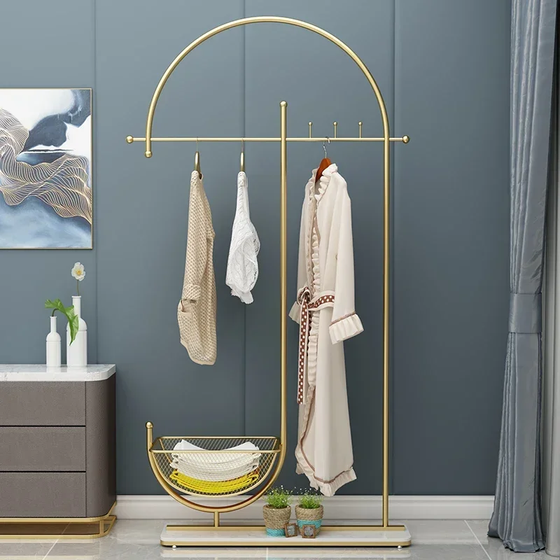 Modern Portable Coat Racks Metal Display Nordic Organizer Storage Coat Racks Space Saving Clothes Perchero Trendy Furniture