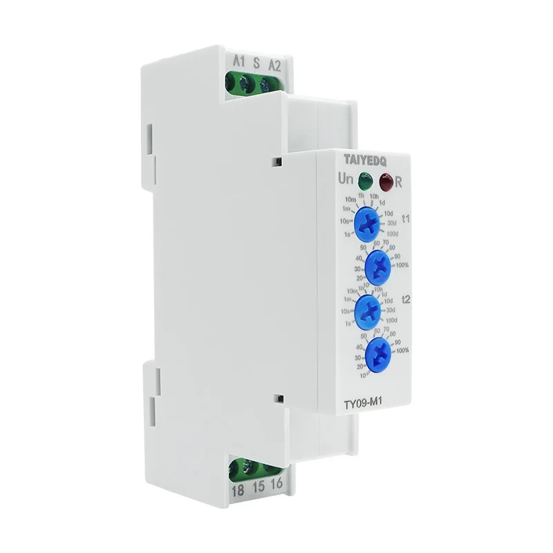 Relè Timer a ciclo asimmetrico da TY09-M1 M2 SPDT 220V 16A AC/DC12V-240V relè elettronico di ripetizione