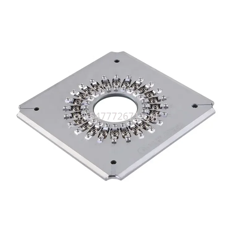 Fiber Optic Polishing Plate Holder Fixture 24 Port Fc Upc Fiber Optic Connector Polishing Fixture